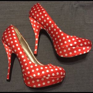 Retro Polka Dot Heels